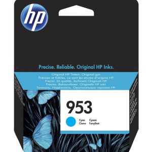 HP 953 Cyan - Cartouche d'encre HP d'origine (F6U12AE)