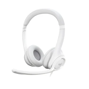 Casque Logitech H390 Avec fil Arceau USB Type-A Blanc (981-001286)