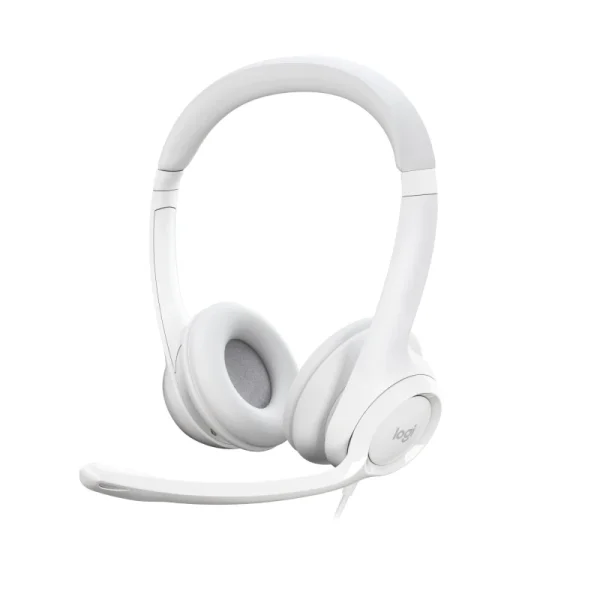 Casque Logitech H390 Avec fil Arceau USB Type-A Blanc (981-001286)