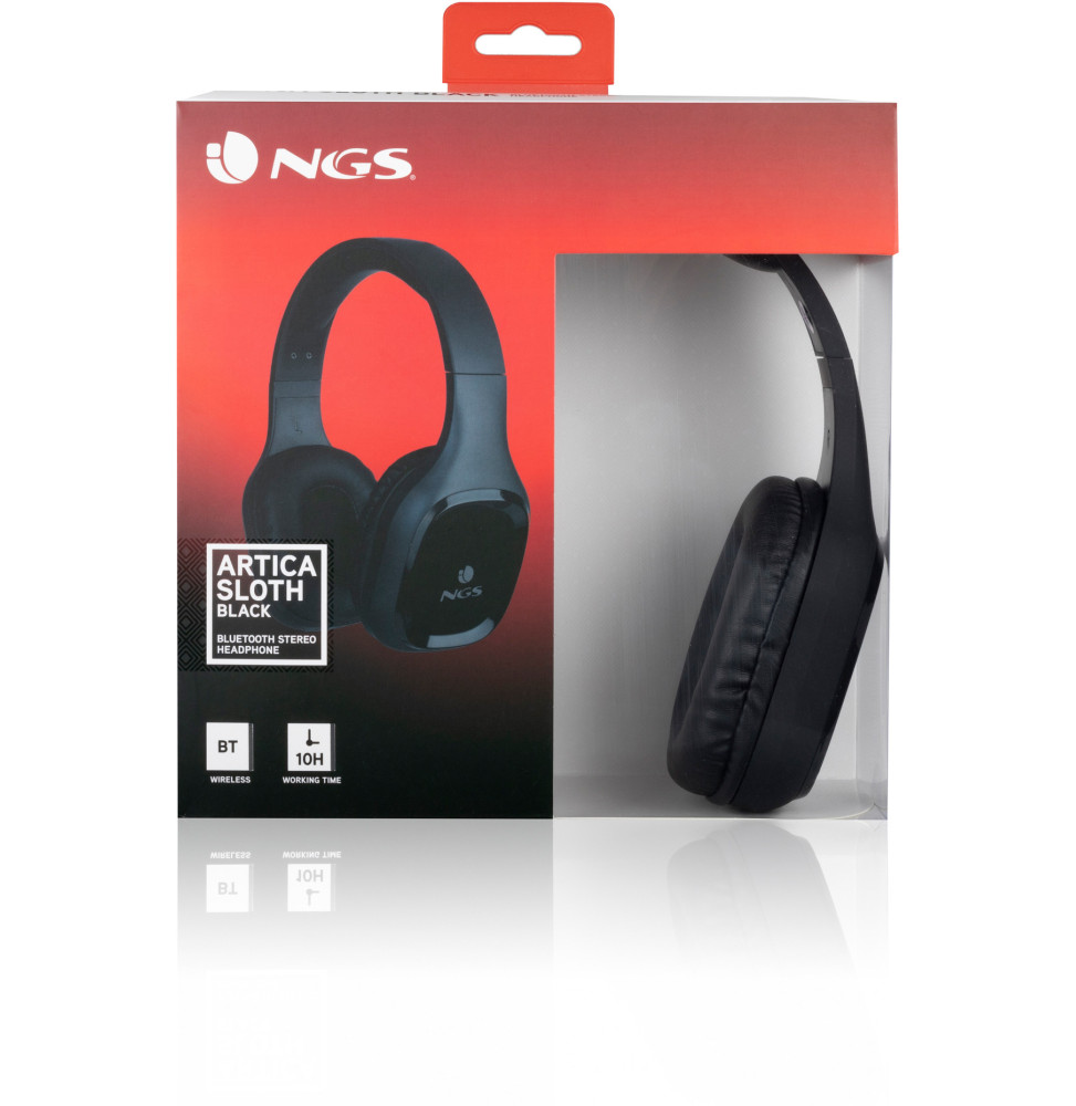 Casque Bluetooth NGS Artica Sloth Black (ARTICASLOTHBLACK) – Image 5