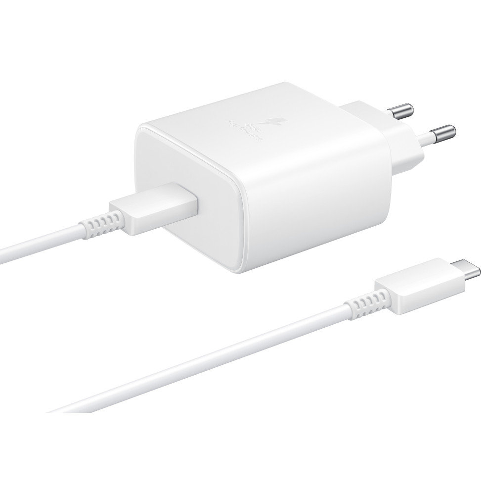 Chargeur Samsung ultra rapide UFC Type-C 45 W (EP-TA845XWEGWW)