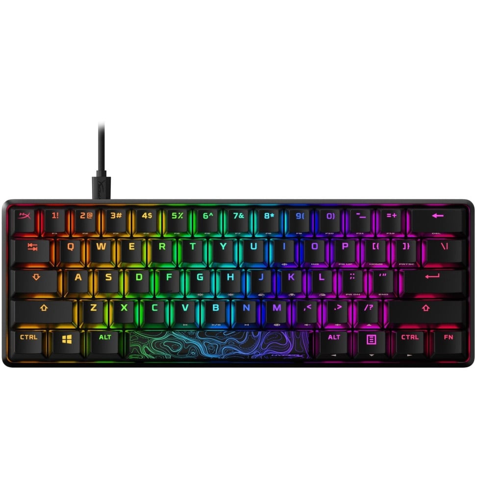 Clavier de jeu mécanique Alliage HyperX origins 60 Rouge QWERTY (4P5N4AA)