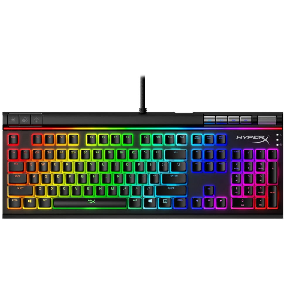 Clavier de jeu mécanique HyperX Alloy Elite 2 Rouge HX - Français (AZERTY) (4P5N3AA)
