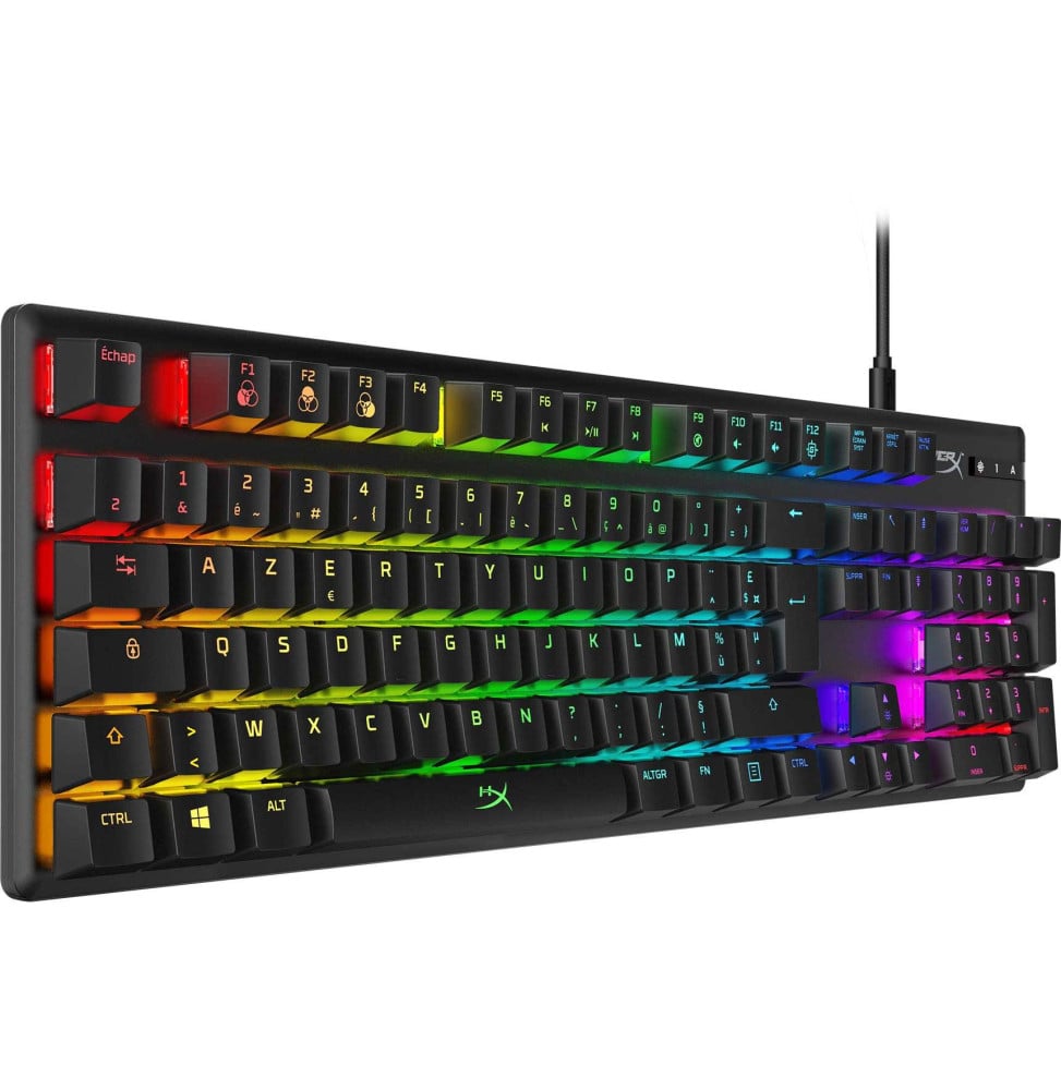 Clavier de jeu mécanique HyperX Alloy Origins HX-KB6RDX-FR AZERTY (4P4F6AQ)