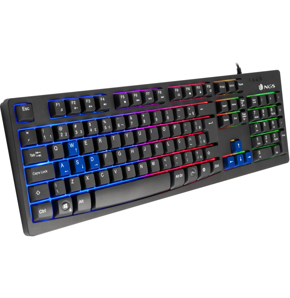 Clavier Gamer avec touches retro-éclairées NGS GKX-300 (AZERTY)