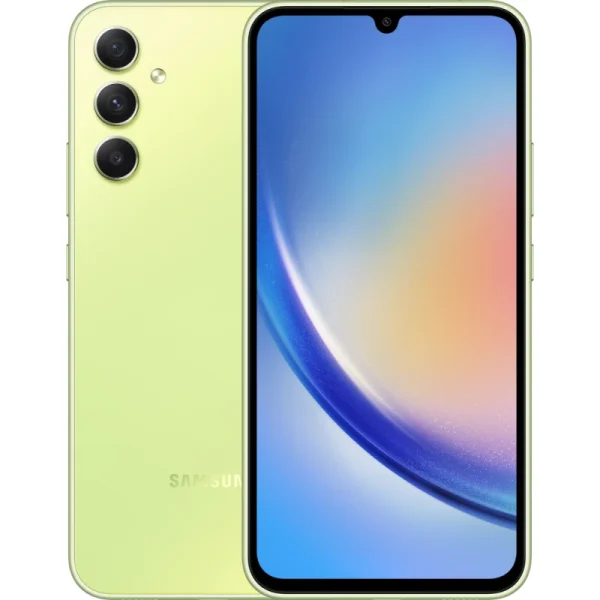 Smartphone Samsung Galaxy A34 5G Lime - Double SIM (SM-A346ELGCMWD)
