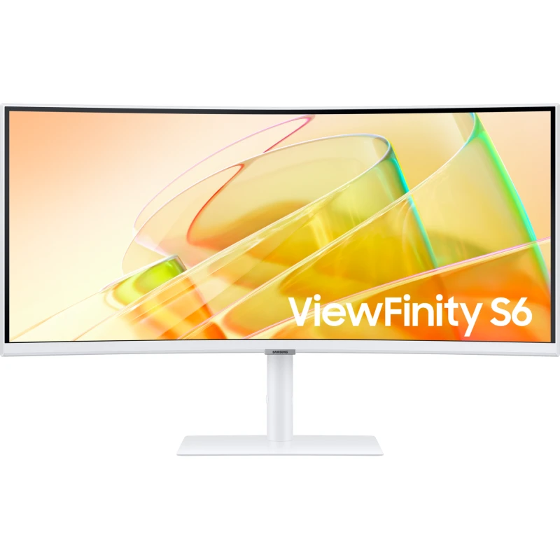 Écran Samsung WQHD White Monitor S65TC avec Thunderbolt 4 (LS34C650TAUXEN)