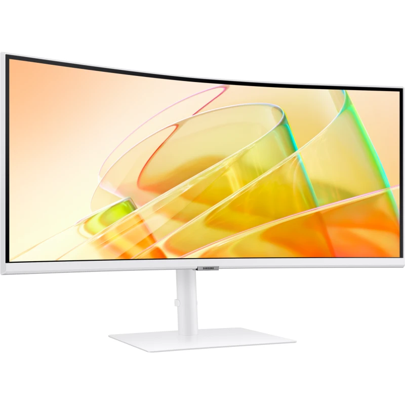 Écran Samsung WQHD White Monitor S65TC avec Thunderbolt 4 (LS34C650TAUXEN) – Image 2