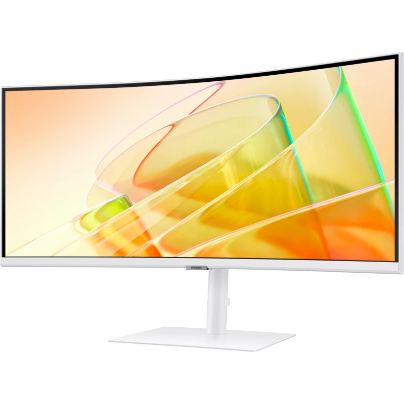 Écran Samsung WQHD White Monitor S65TC avec Thunderbolt 4 (LS34C650TAUXEN) – Image 3