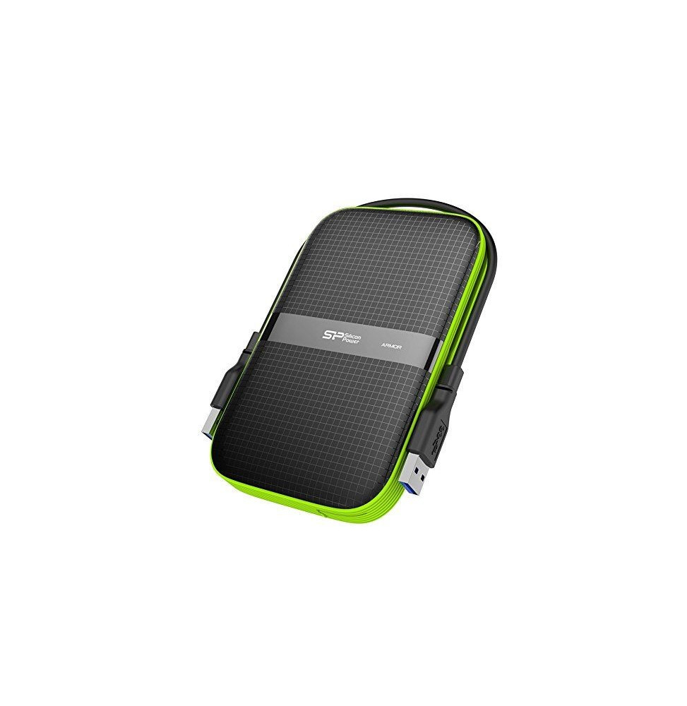 Disque Dur portable Silicon Power Armor A60 USB 3.0 - Antichoc et résistant à l'eau - 1To, 2To, 4To