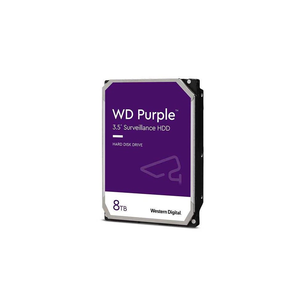 Disque dur interne d'enregistrement 3.5" Western Digital Purple pour les systèmes de vidéosurveillance et de sécurité (WD82PURX)