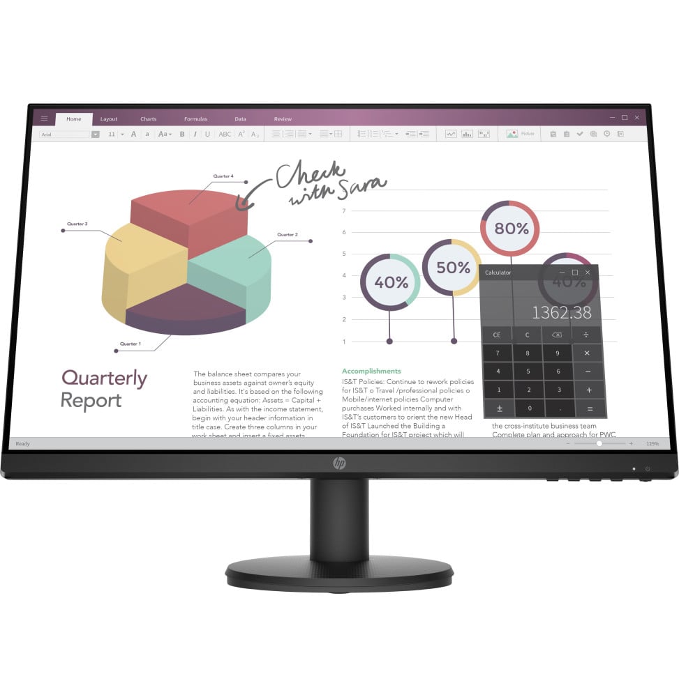 Écran 23,8" Full HD HP P24v G4 (9TT78AS)