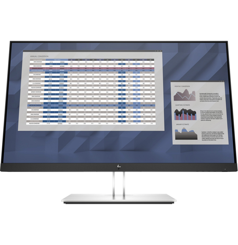 Écran 27" Full HD HP E27 G4 (9VG71AS)