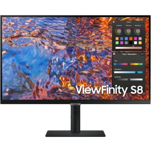 Écran Samsung ViewFinity S8 S80PB 27'' UHD IPS Flat 16:9 3-Borderless HAS (LS27B800PXPXEN)
