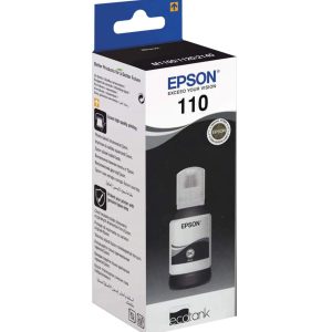 Epson 110 Noir - Bouteille d'encre Epson d'origine (C13T03P14A)