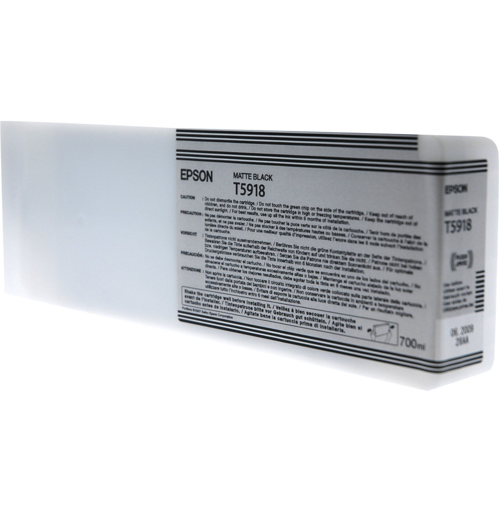 Epson T5918 Encre Pigment Noir Mat SP 11880 (700ml) (C13T591800)
