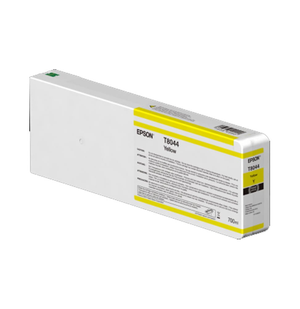 Epson T8044 Jaune - Cartouche d'encre Epson UltraChrome HDX/HD 700ml (C13T804400)