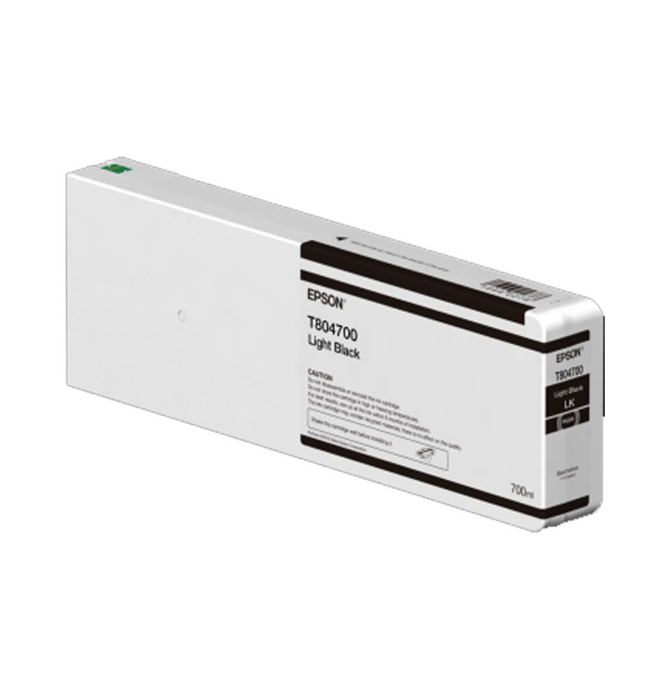 Epson T8047 Noir Claire - Cartouche d'encre Epson UltraChrome HDX/HD 700ml (C13T804700)