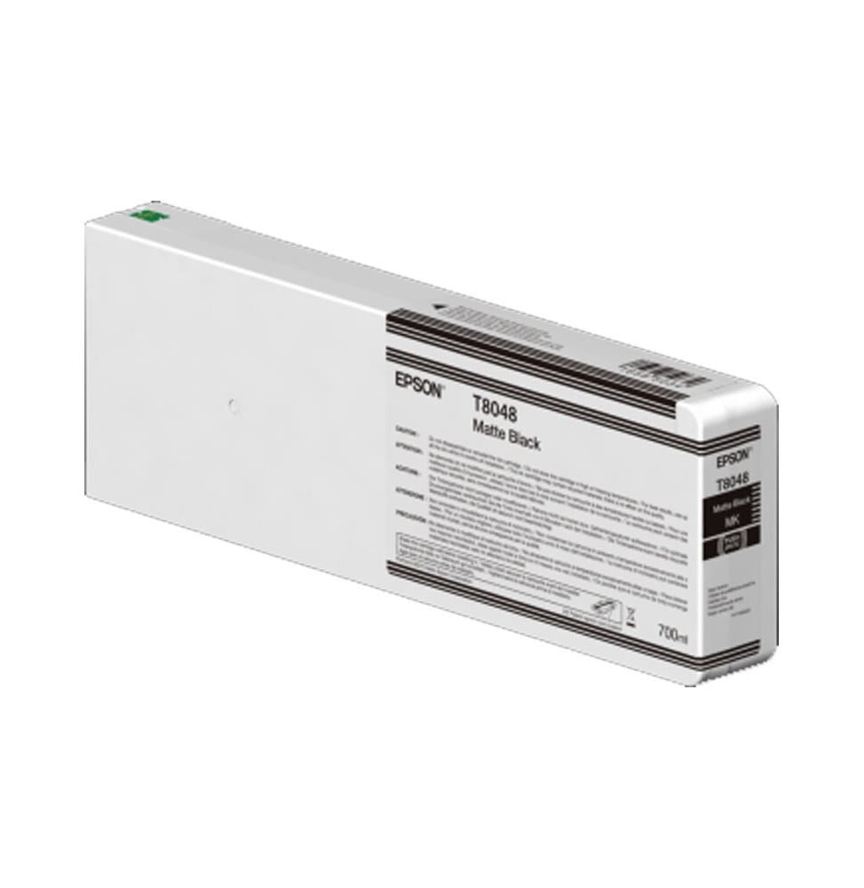 Epson T8048 Noir Mat - Cartouche d'encre Epson UltraChrome HDX/HD 700ml (C13T804800)