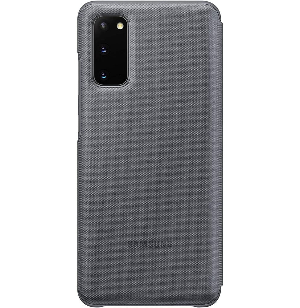 Étui Samsung led view cover pour S20 Gris (EF-NG980PJEGWW)