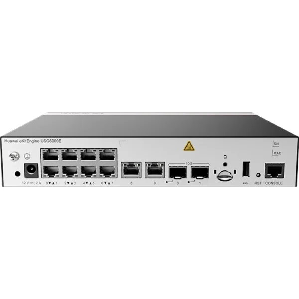 Firewall Huawei USG6000E-S03-AC VPN SSL 100 Utilisateurs (02355YXH)