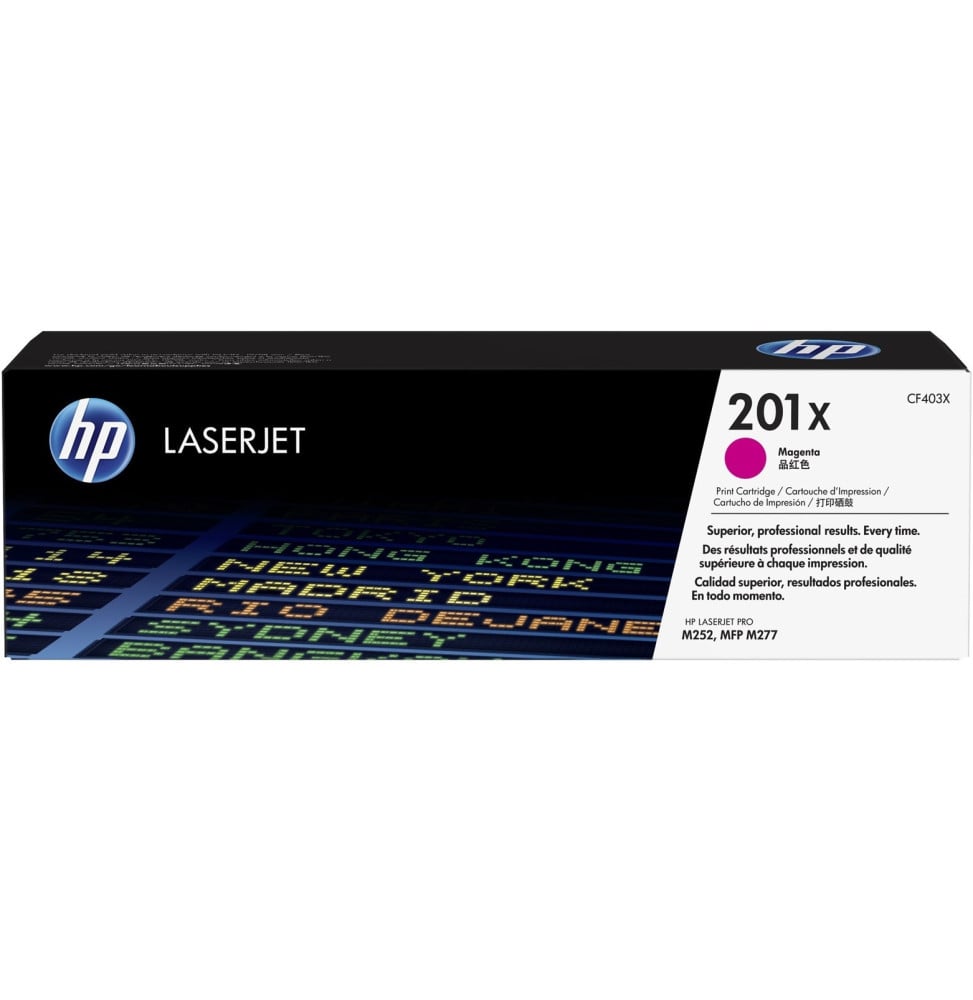 HP 201X Magenta (CF403X) - Toner HP LaserJet d'origine à grande capacité