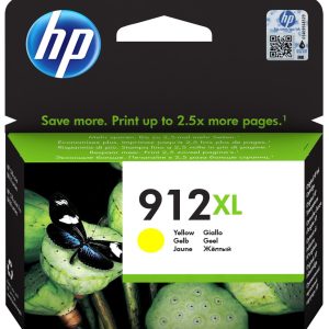 HP 912XL Jaune - Cartouche d'encre grande capacité HP d'origine (3YL83AE)