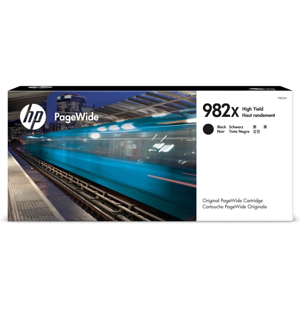 HP 982X Noir - Cartouche d'encre HP d'origine (T0B30A)