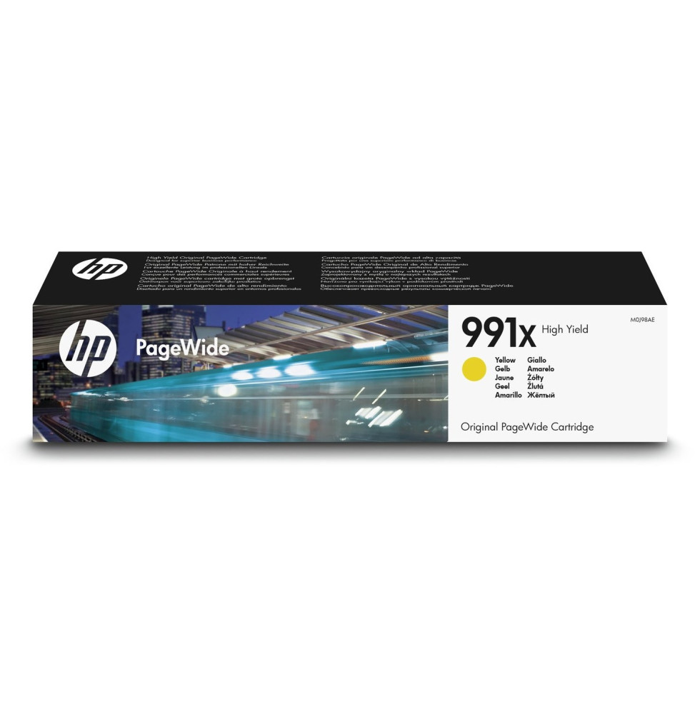 HP 991X Jaune PageWide (M0J98AE) - Cartouche d'encre HP d'origine