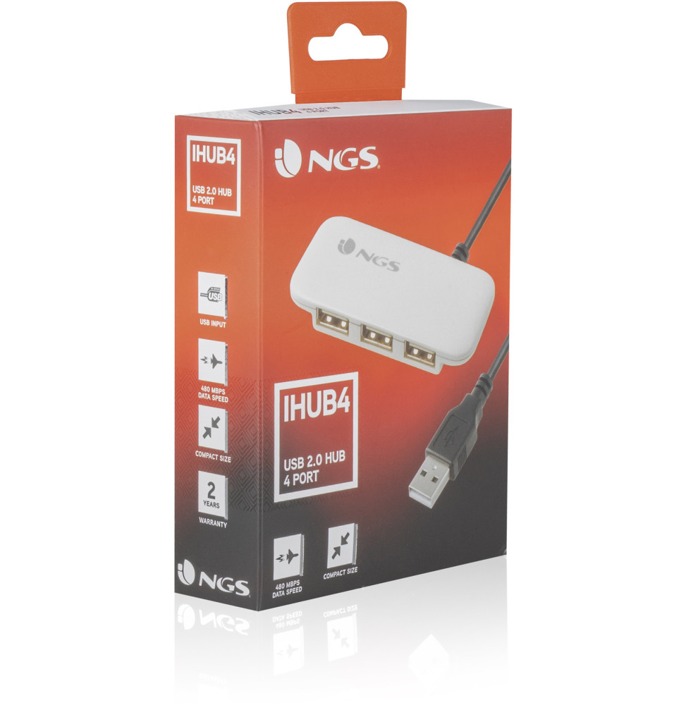 HUB USB 2.0 NGS 4 ports (IHUB4) – Image 6