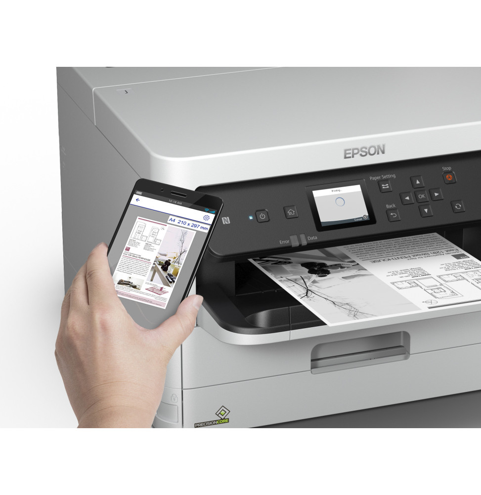 Imprimante Jet d’encre Monochrome Epson WorkForce Pro WF-M5299DW (C11CG07402) – Image 4