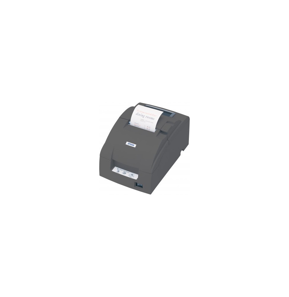 Imprimante ticket à impact Epson TM-U220B Port Série noire avec alimentation – Image 3