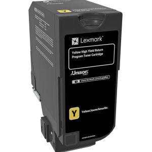 Lexmark CS/CX725 jaune - Cartouche de toner d'origine (74C5HY0)