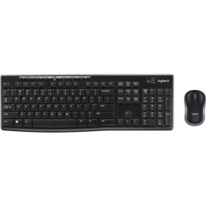 Logitech Wireless Desktop MK270 - Ensemble sans fil souris + clavier (AZERTY Français)