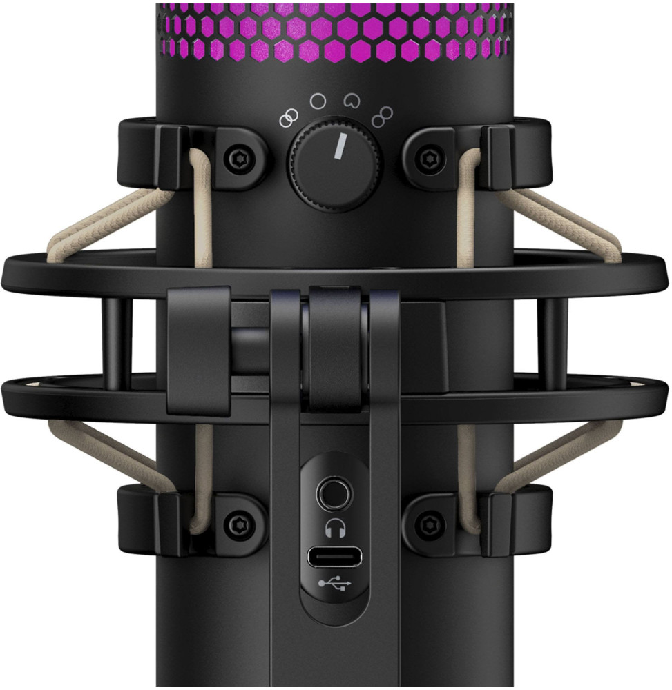 Micro autonome complet HyperX QuadCast HMIQ1S-XX-RG/G pour les streamers, créateurs de contenu et joueurs (4P5P7AA) – Image 6