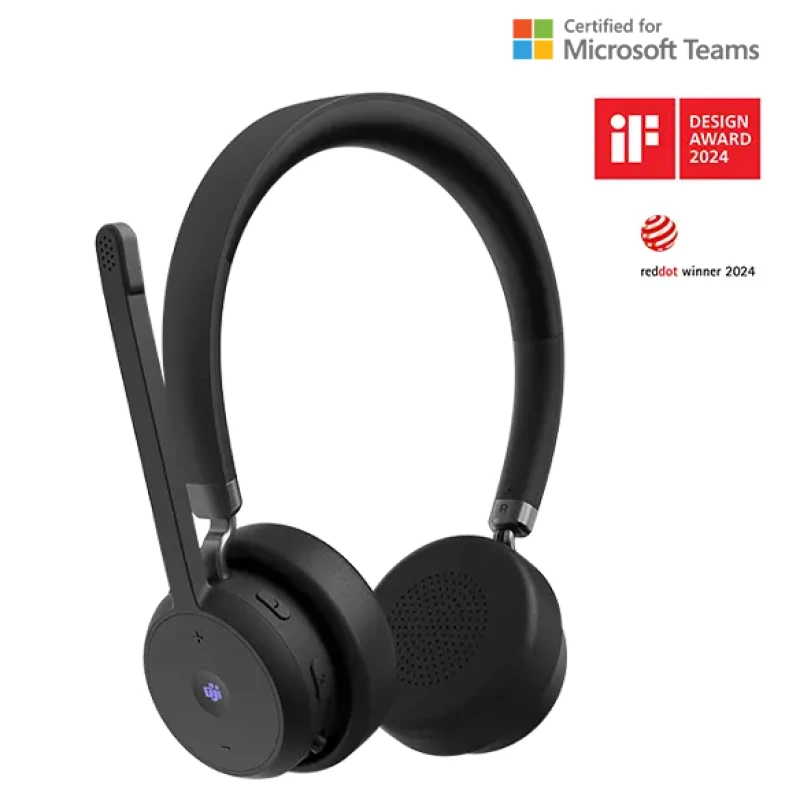 Micro-casque Lenovo VoIP Sans Fil Teams (4XD1M80020) – Image 4