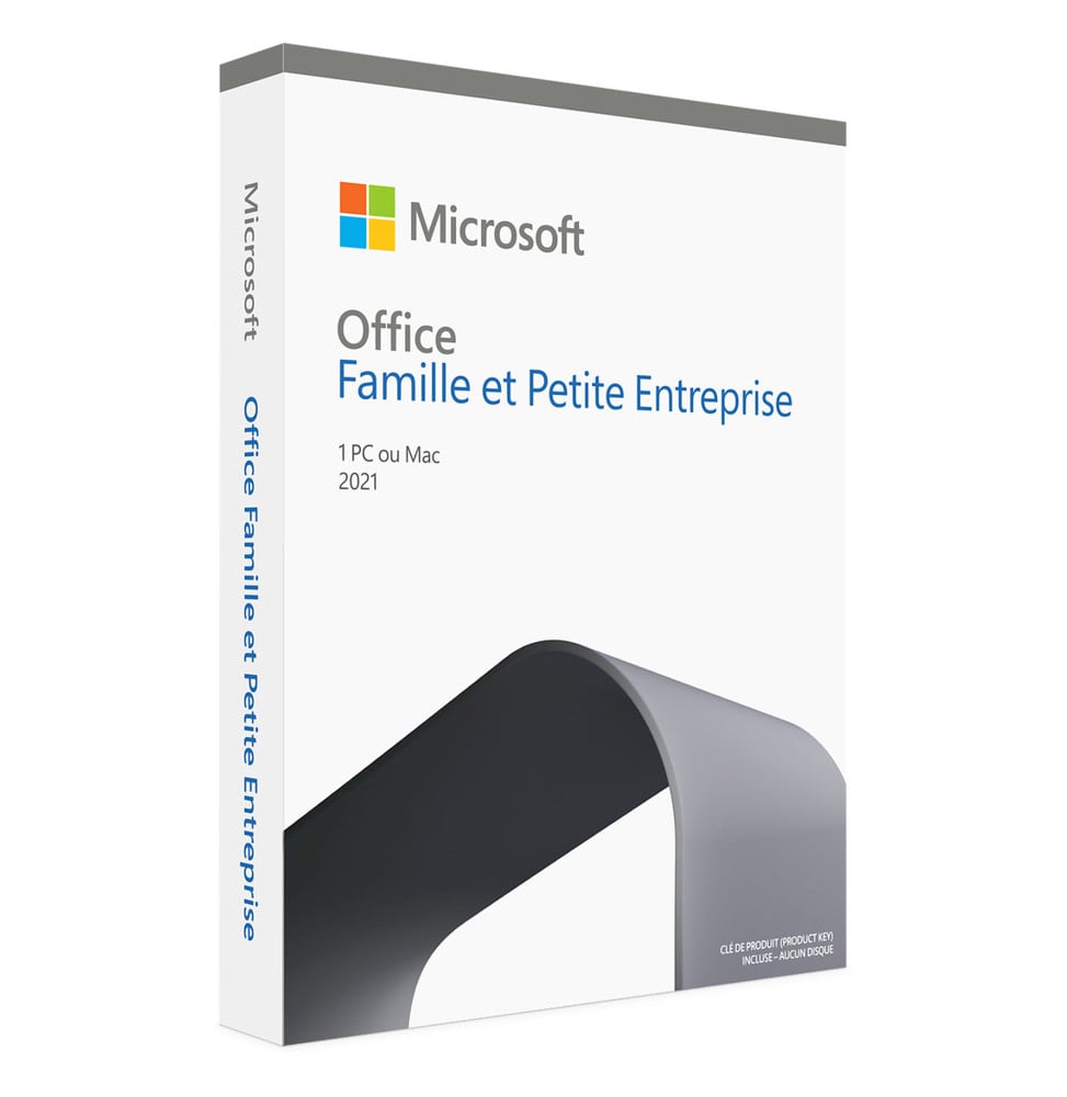 Microsoft Office Famille et Petite Entreprise 2021 - Achat définitif pour 1 PC ou Mac