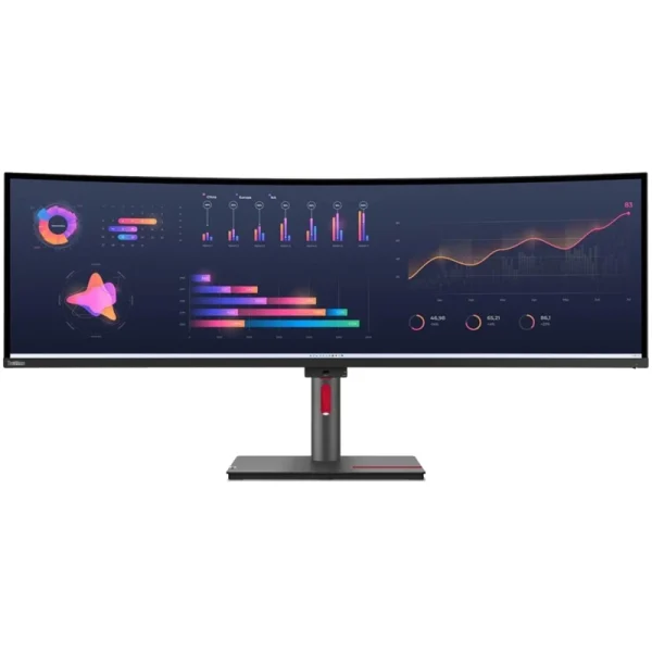 Moniteur Lenovo ThinkVision P49w-20 49 pouces 5K DQHD Curved IPS Black Eyesafe (63DBRAT1EU)