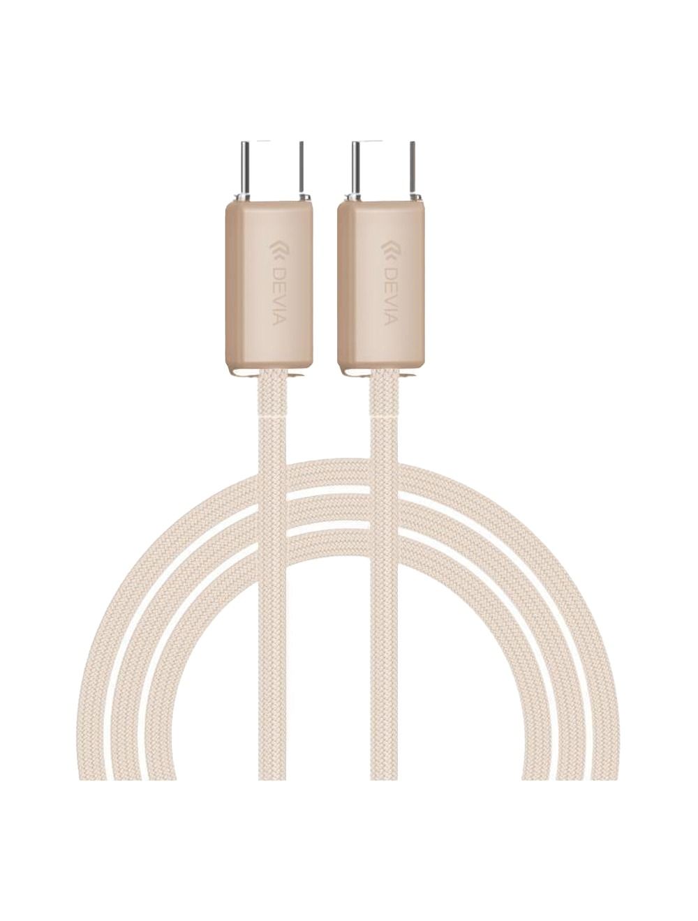 Devia Extreme Speed Type C Cable, 60W PD, 1.5m Length, Model EC688 - Desert Titanium