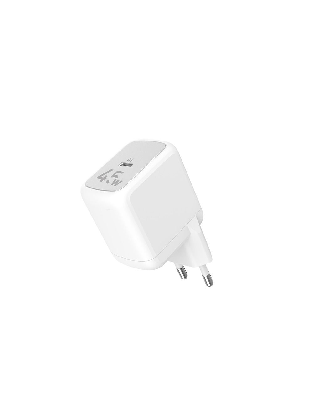L'AVVENTO Mini GaN 45W Power Adapter with USB-C Cable 1M, White