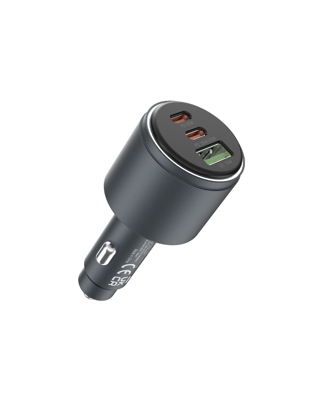 DEVIA Extreme Speed Series USB & Dual C 116W Metal Full Compatible Fast Car Charger