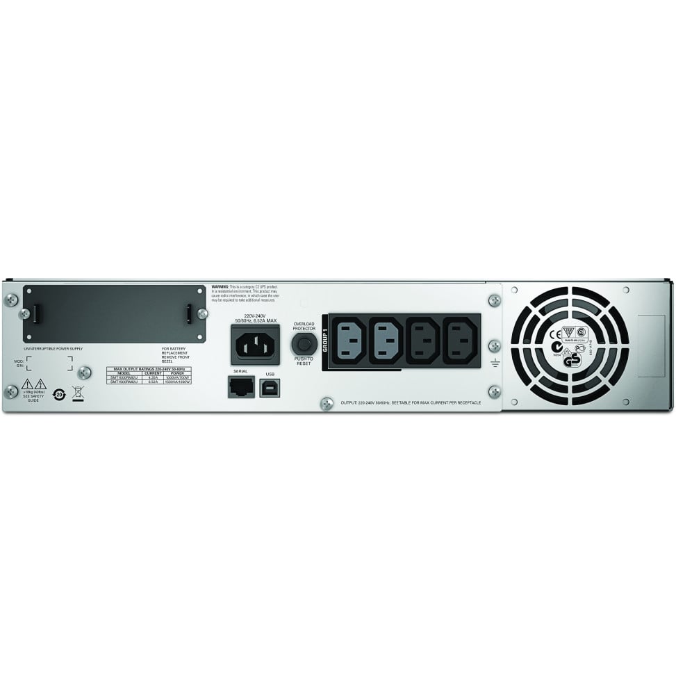 Onduleur Line interactive APC 1500 VA Smart-UPS - Rack 2U (SMT1500RMI2U) – Image 2