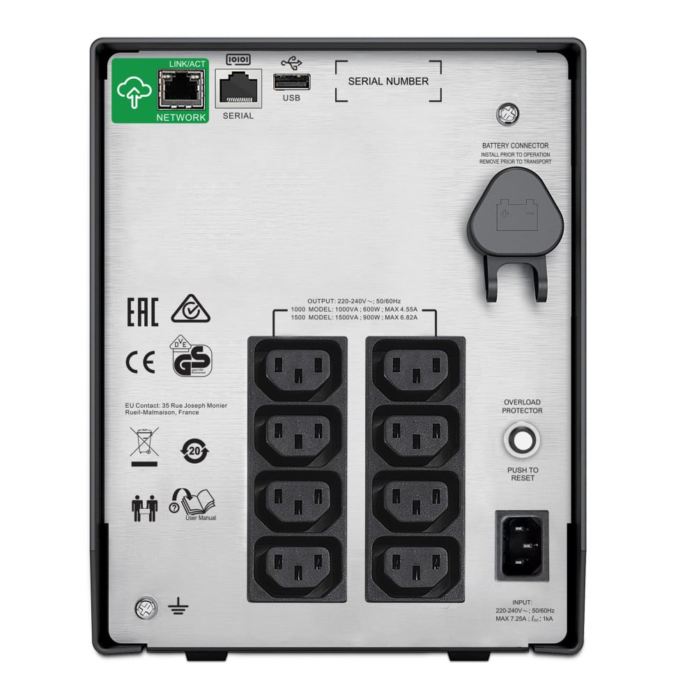 Onduleur Line-interactive APC Smart-UPS SMC 1 kVA - 230V avec SmartConnect (SMC1000IC) – Image 2