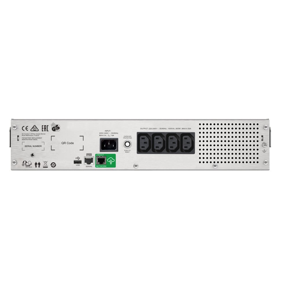 Onduleur Line-interactive APC Smart-UPS SMC SMC1500I-2UC - 900 W / 1500 VA - 4 prises C13 – Image 4