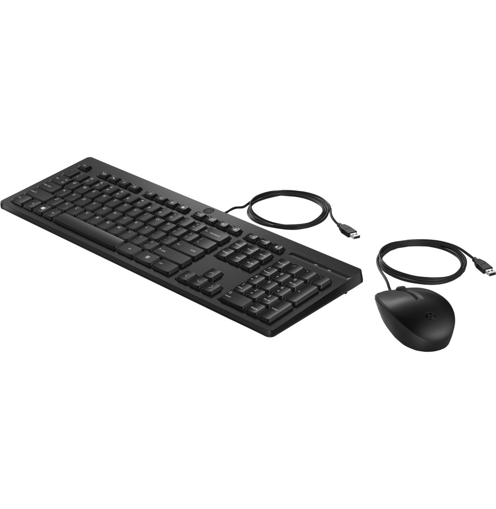 Pack clavier souris filaires HP 225 AZERTY (286J4AA) – Image 2