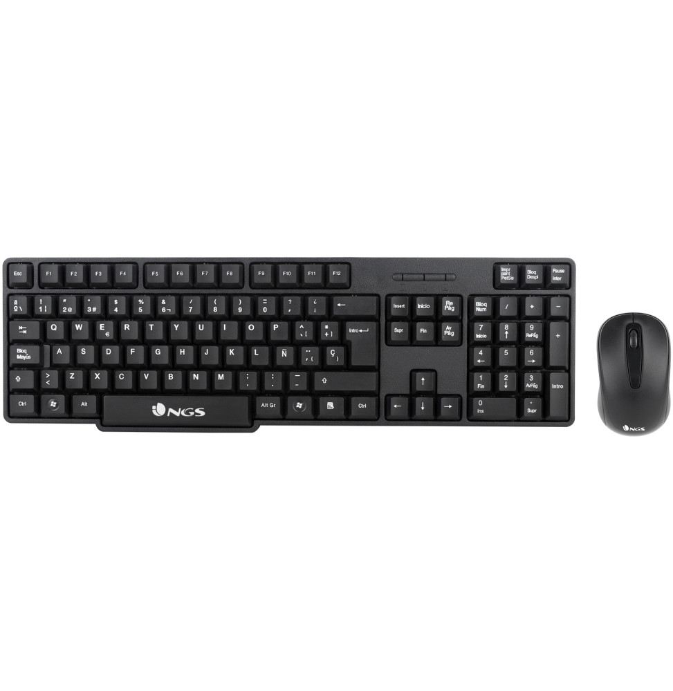 Pack Clavier/Souris sans fil NGS Euphoria AZERTY Français (EUPHORIAKITFRENCH)