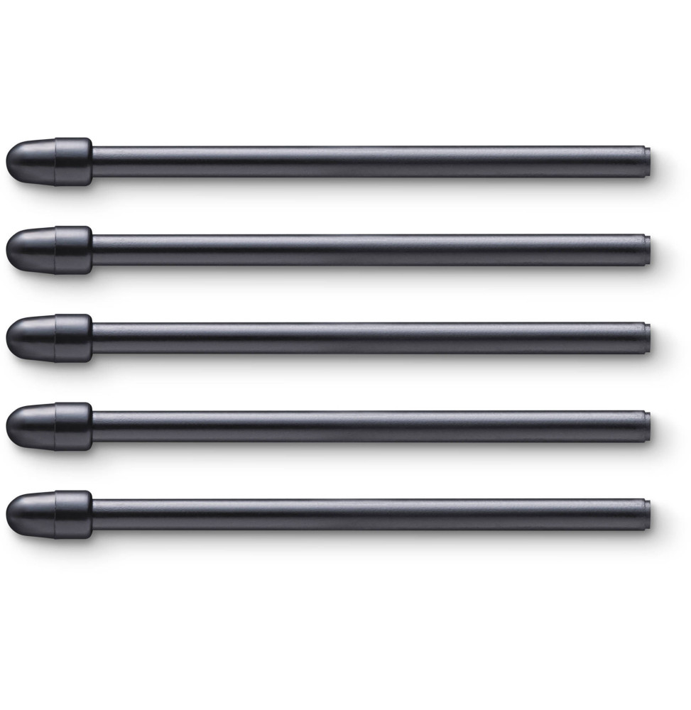 Paquet de pointes standard Wacom avec 5 recharges pour stylos Wacom Pro Pen 2 (ACK22201)