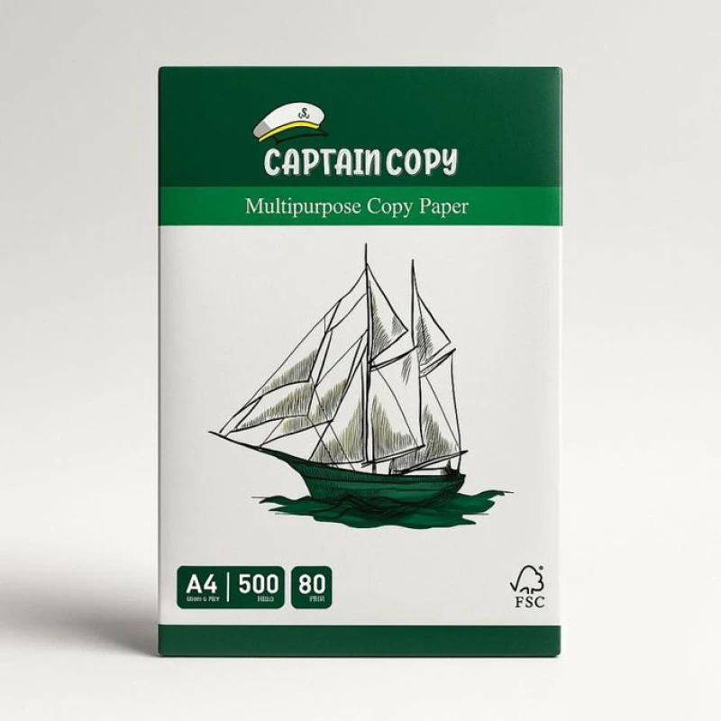 Ramette papier A4 80g Captain Copy 500 feuilles (65500135)
