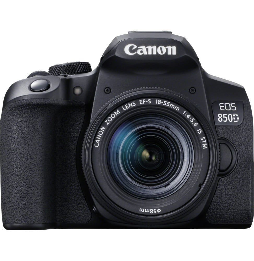 Reflex Canon EOS 850D + objectif EF-S 18-55mm IS STM (3925C002AA)