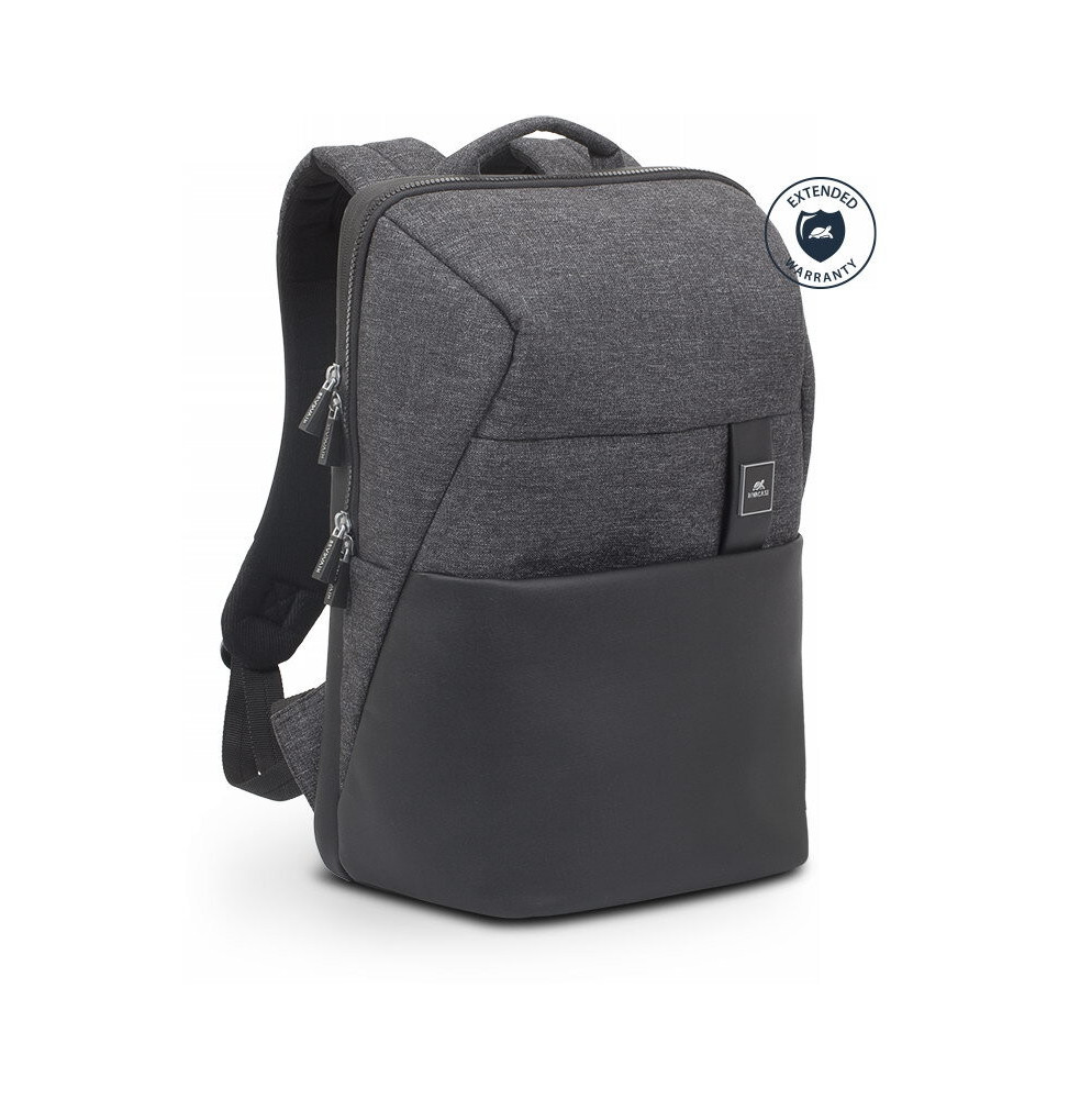 Sac à dos Rivacase 8861 Noir mélange pour ordinateurs portables 15,6" (8861 black)